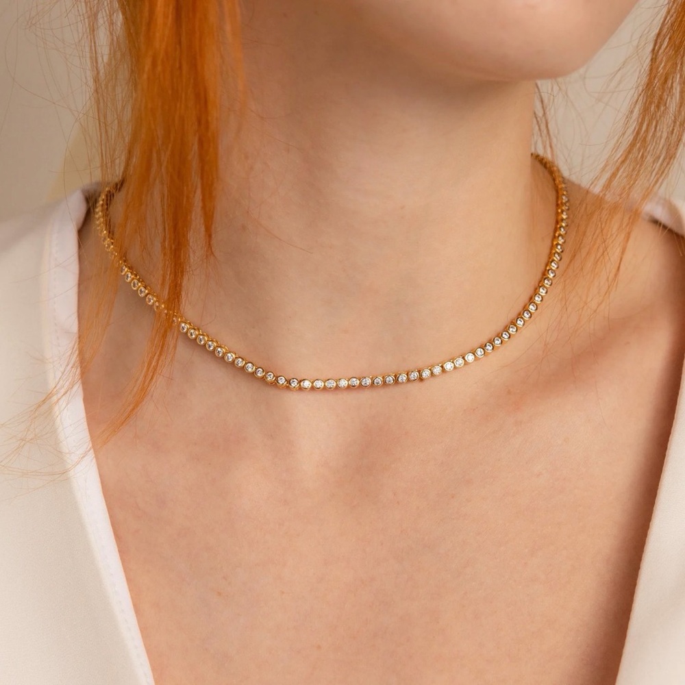 Diamond Bezel Tennis Necklace by Caitlyn
Minimalist - Classic Diamond Choker